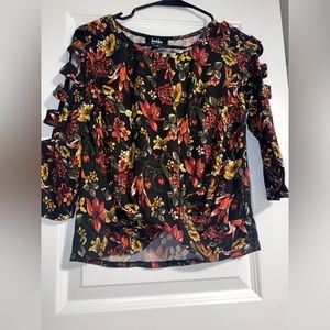 xsmall. long sleeve shirt. holes on the sleeves